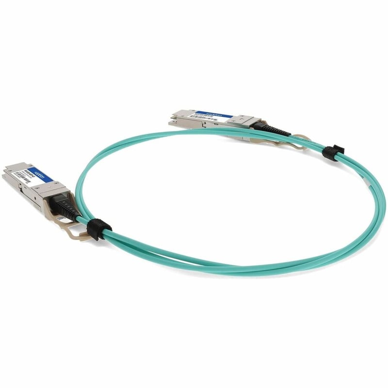AddOn Mellanox® MFS1S00-H007V Compatible TAA 200GBase-AOC QSFP56 Infiniband® HDR Active Optical Cable (850nm, MMF, 7m) - Thumbnail 3