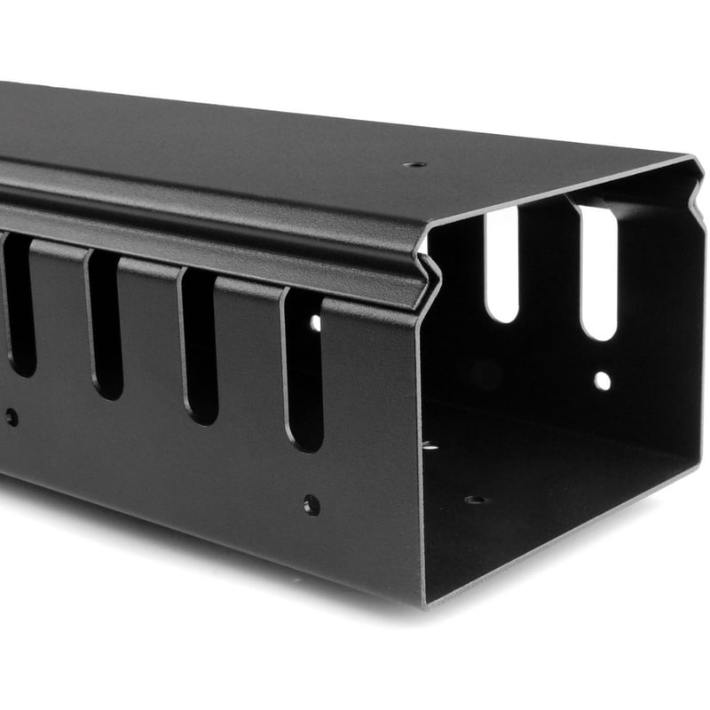 StarTech.com Vertical Cable Organizer with Finger Ducts - Vertical Cable Management Panel - Rack-Mount Cable Raceway - 20U - 3 ft. - Thumbnail 4