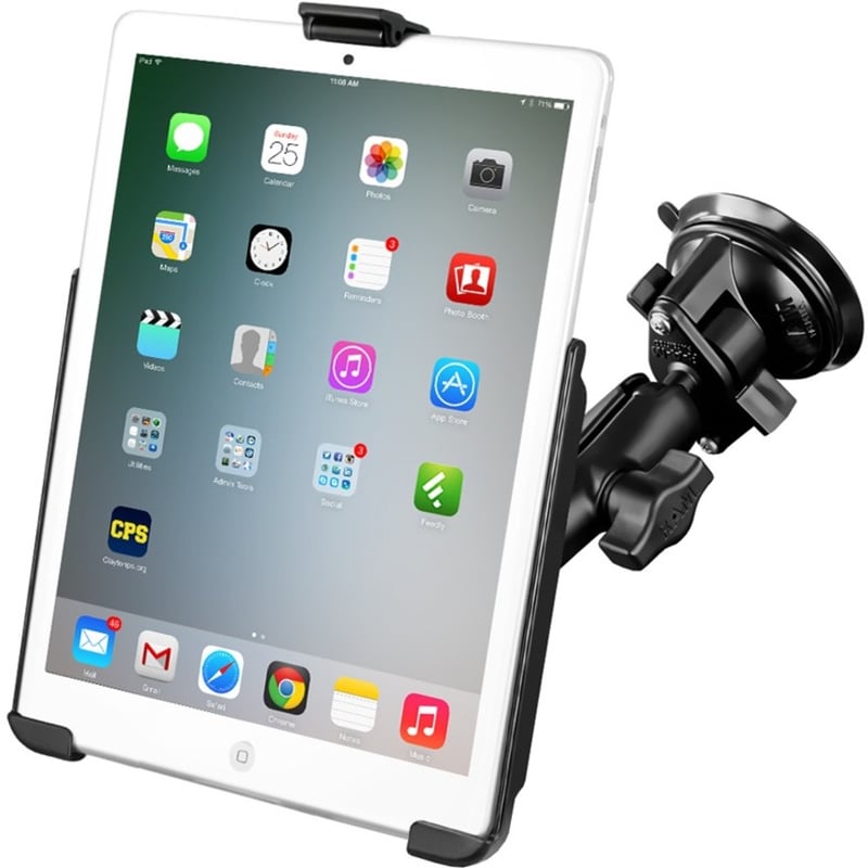 RAM Mounts EZ-Roll'r Vehicle Mount for Suction Cup, iPad - Thumbnail 2