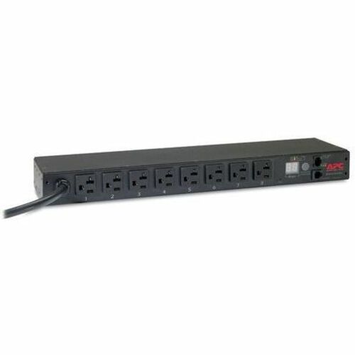 APC by Schneider Electric Rack PDU, Metered, 1U, 20A, 120V, (8) 5-20 - Thumbnail 1