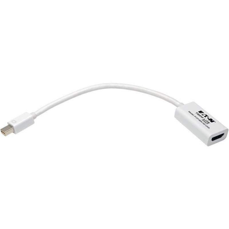 Tripp Lite by Eaton 6in Mini DisplayPort to HDMI Active Adapter Converter mDP to HDMI 4K x 2K @ 24/30Hz M/F 6" - Thumbnail 1