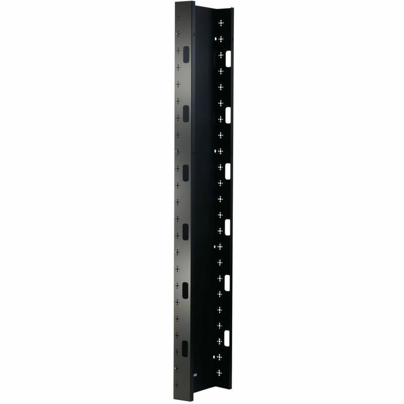 Ortronics MM20 End Panel - for MM20724 channel rack behind a MM20VMD706 manager - Black