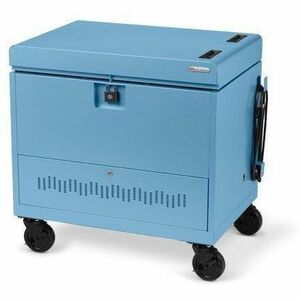 Bretford CUBE Toploader Cart with Caddies PRE-WIRED - Thumbnail 1