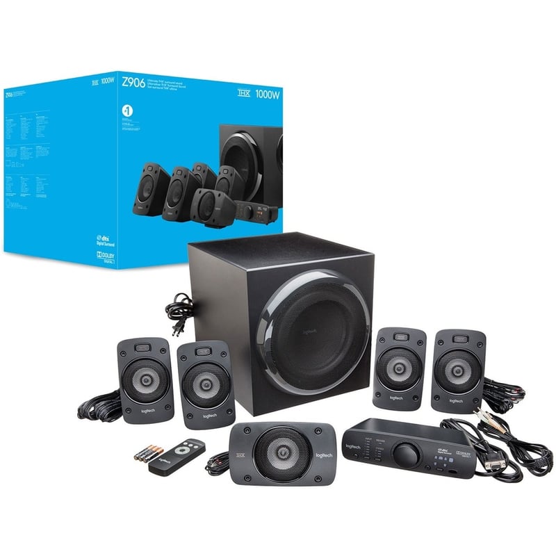 Logitech Z906 5.1 Speaker System - 500 W RMS - Thumbnail 2