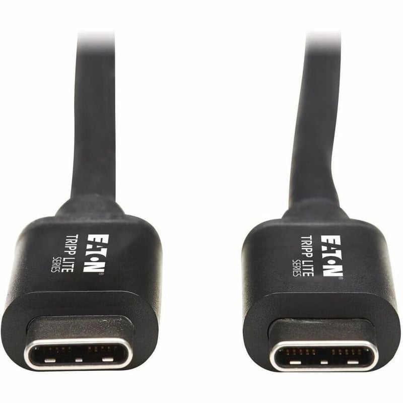 Tripp Lite by Eaton Thunderbolt 3 Passive Cable (M/M) - 20 Gbps 5A 100W Power Delivery 4K/60 Hz 2M (6.56 ft.) Black - Thumbnail 5