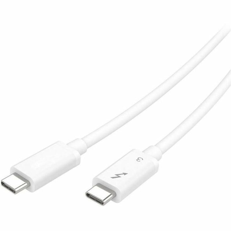 4XEM 20Gbps 3FT/1M Thunderbolt 3 White cable - Thumbnail 1