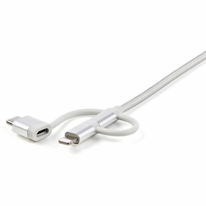 6FT USB MULTI-CHARGING CABLE APPLE MFI LIGHTNING/USB-C/MICRO-USB - Thumbnail 5