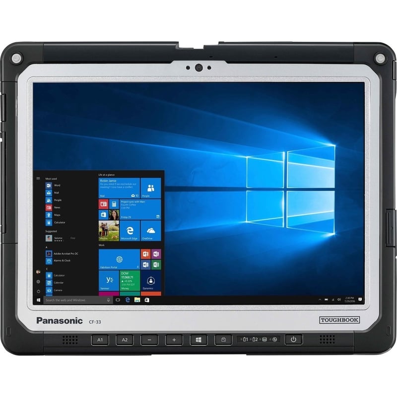Panasonic TOUGHBOOK CF-33 CF-33AFVTZVM 12" Touchscreen Rugged Detachable 2 in 1 Notebook - QHD - Intel Core i5 7th Gen i5-7300U - vPro Technology - 16 GB - 256 GB SSD - Thumbnail 3