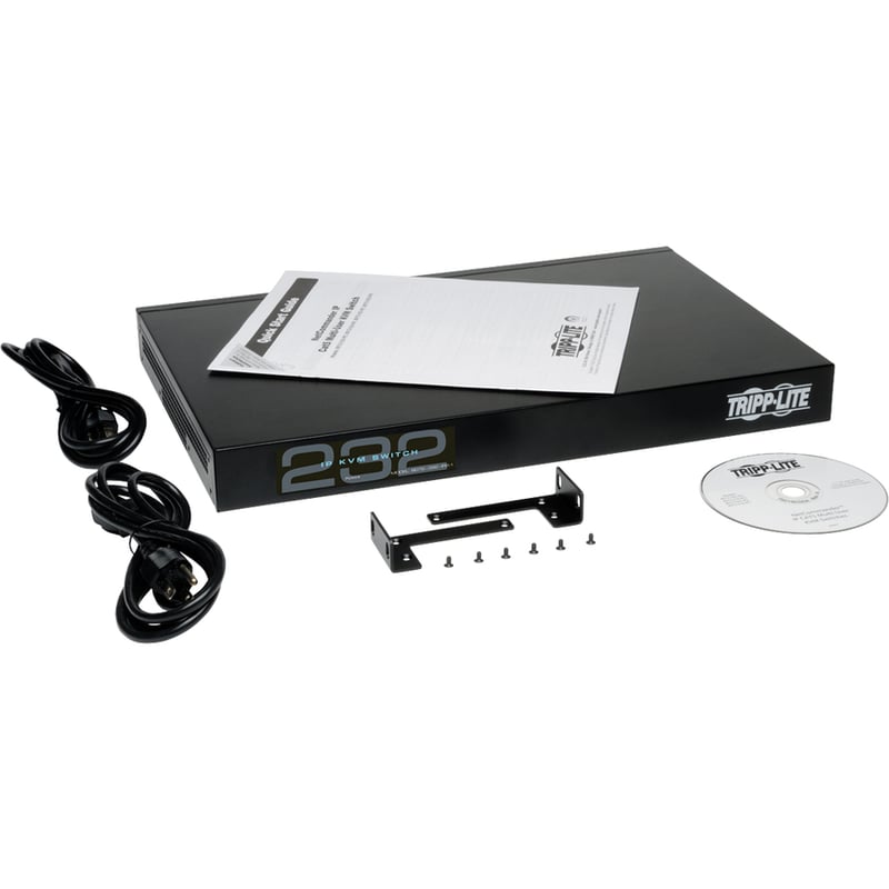 Tripp Lite by Eaton NetCommander 32-Port Cat5 KVM over IP Switch - 2 Remote + 1 Local User 16 USB Dongles 1U Rack-Mount - Thumbnail 2