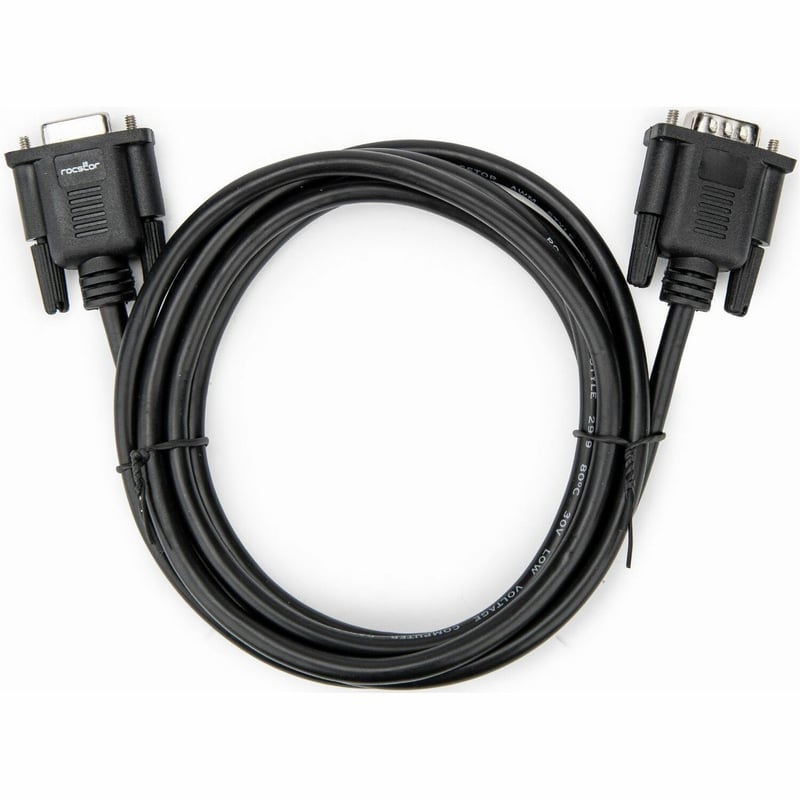 2M (6.4FT) STRAIGHT THROUGH DB9 1X DB9 SERIAL TO 1X DB9 SERIAL-M/F - Thumbnail 1