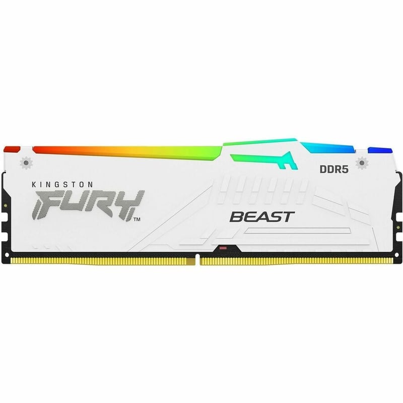 16GB 6800MT/S DDR5 CL34 DIMM FURY BEAST WHITE RGB EXPO - Thumbnail 3
