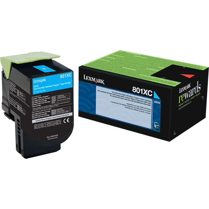 Lexmark Unison 801XC Toner Cartridge - Thumbnail 1