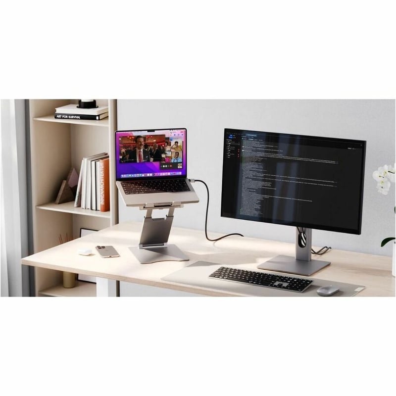 ELITE PLUS LAPTOP STAND -SILVER - Thumbnail 3