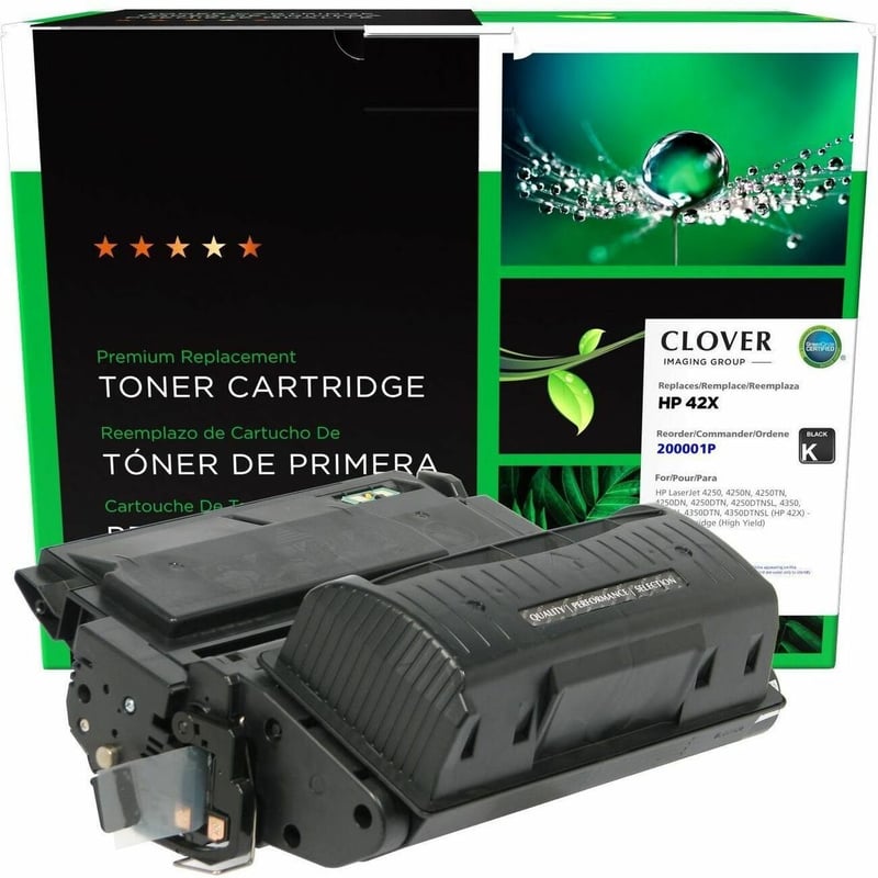 Clover Imaging Remanufactured High Yield Toner Cartridge for HP 42X (Q5942X) - Thumbnail 1