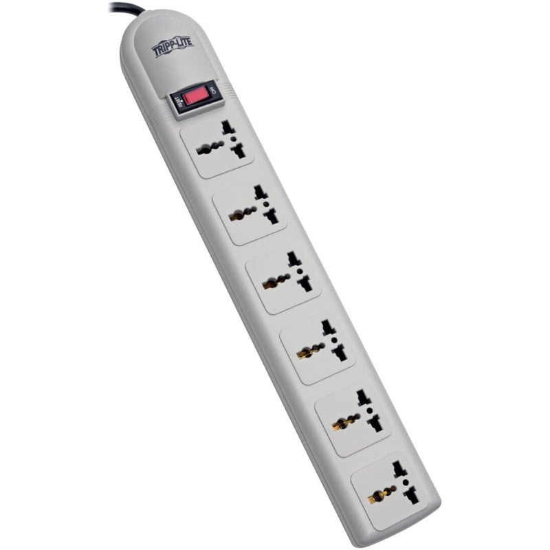 Tripp Lite by Eaton International Surge Protector Power Strip 230V 6 Univeral Outlet - Thumbnail 1