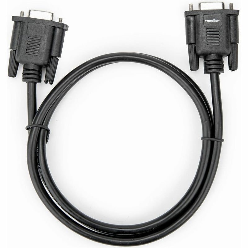 3.28FT (1M) DB9 R232 CABLE DB9 RS232 SERIAL NULL MODEM - F/F - Thumbnail 1