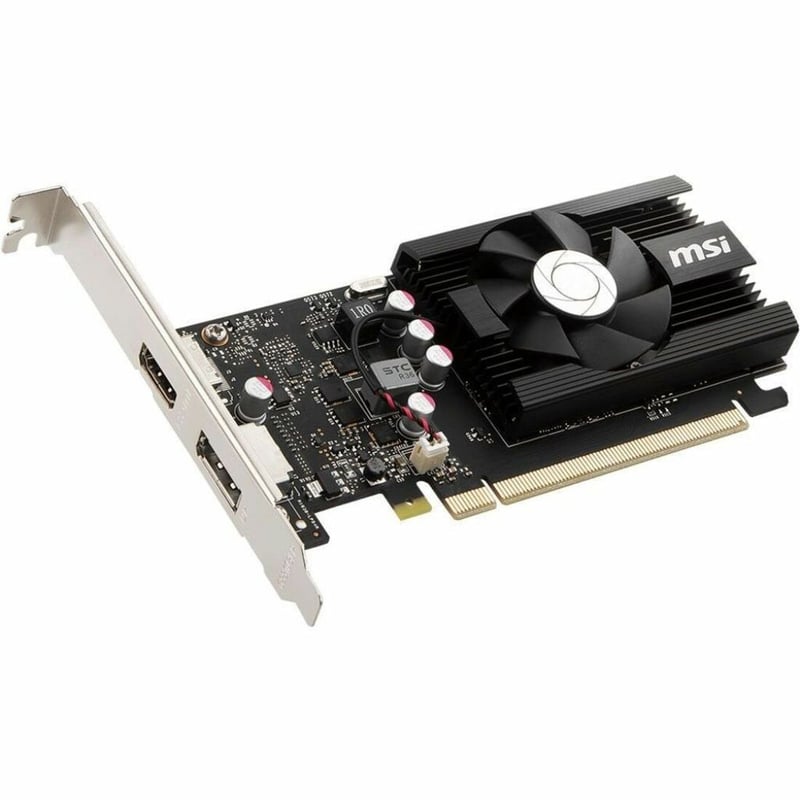 MSI NVIDIA GeForce GT 1030 Graphic Card - 4 GB DDR4 SDRAM - Low-profile - Thumbnail 1