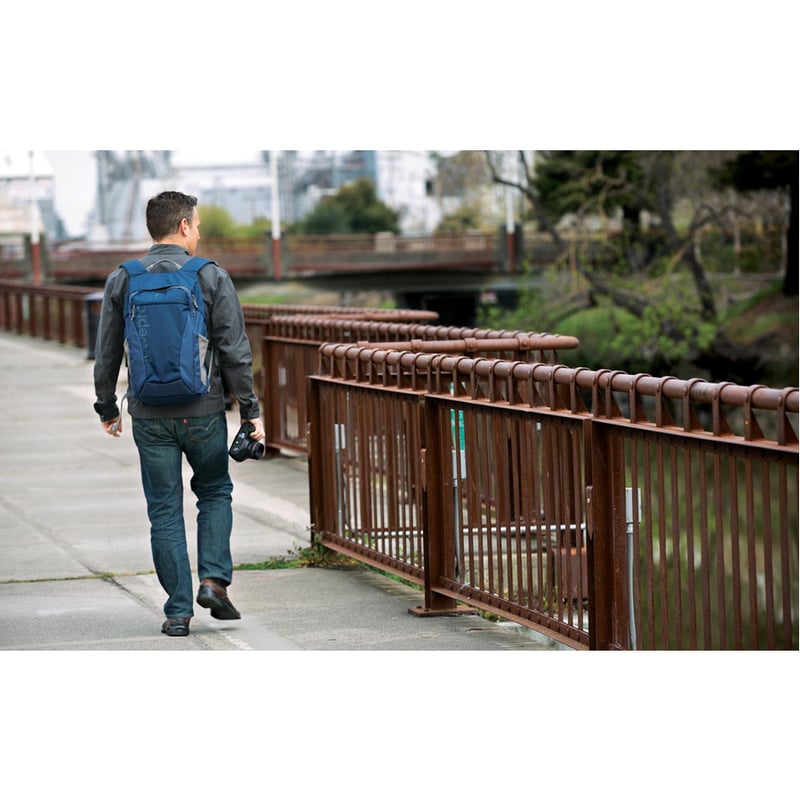 Lowepro Photo Hatchback Carrying Case (Backpack) for 11" Apple iPad - Galaxy Blue - Thumbnail 2