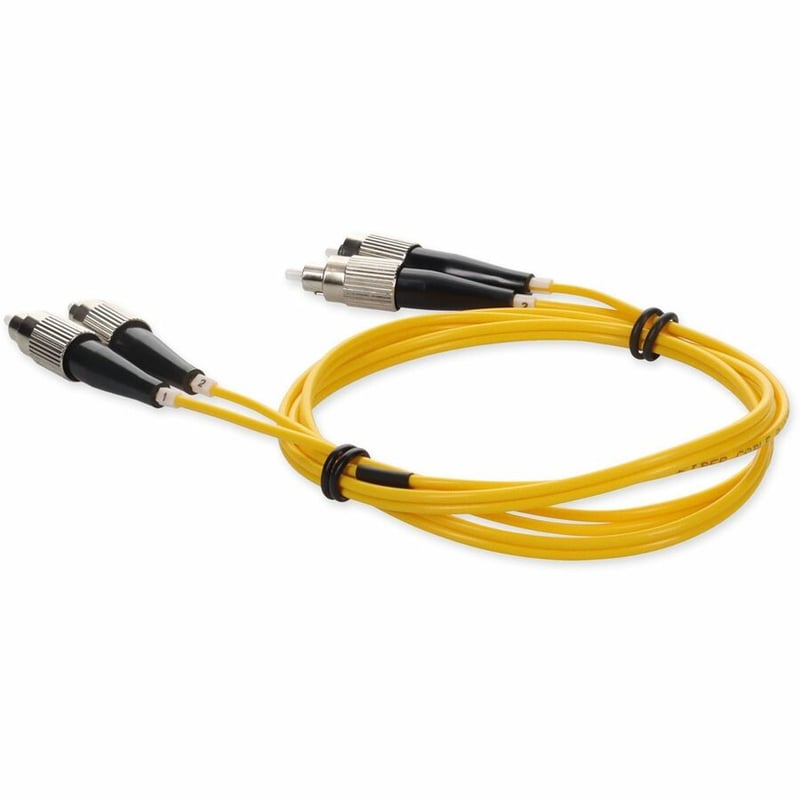 AddOn 5m FC to FC Yellow OS2 Duplex OFNR (Riser-Rated) SMF Fiber Patch Cable - Thumbnail 3