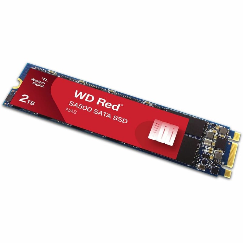 Western Digital Red WDS200T1R0B 2 TB Solid State Drive - M.2 2280 Internal - SATA (SATA/600) - Thumbnail 3