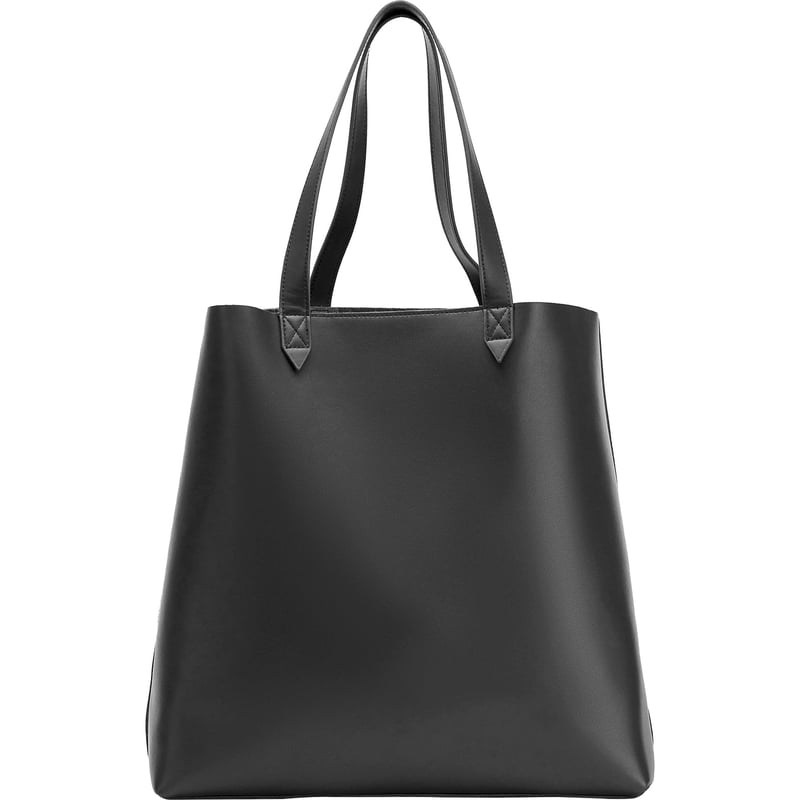 MADE EASY LEATHER TOTE BLACK - Thumbnail 1