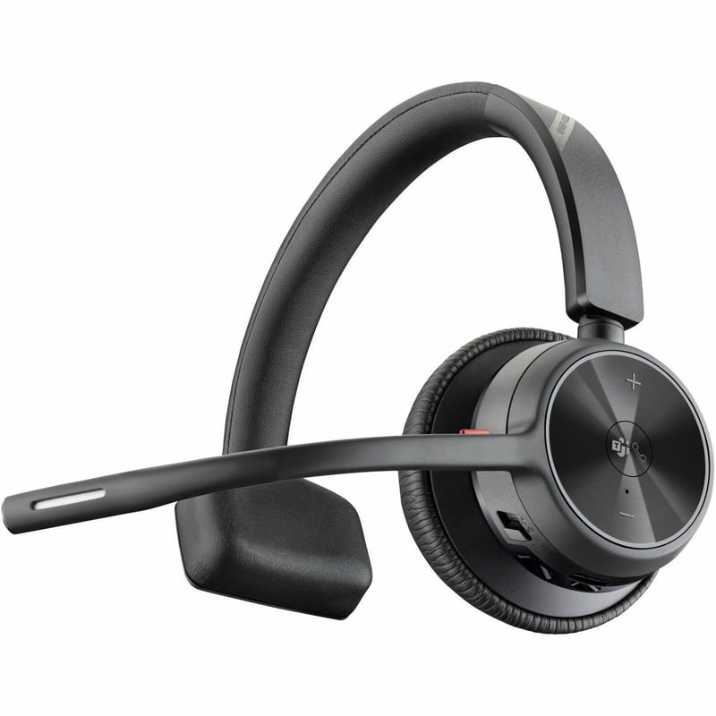 Poly Voyager 4310-M Microsoft Teams Certified Headset With Charge Stand - Thumbnail 1