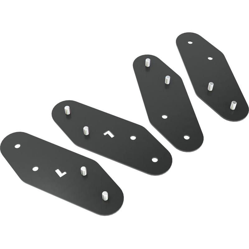 Chief Impact Universal VESA Adapter Bracket - For Flat Panel Displays - Black - Thumbnail 1