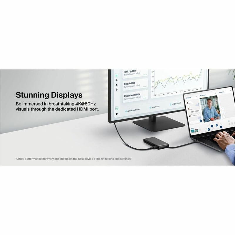 USB-C 8-IN-1 MULTIPORT HUB 2.5GBE SPACE GRAY USB-C 8-IN-1 MULT - Thumbnail 5