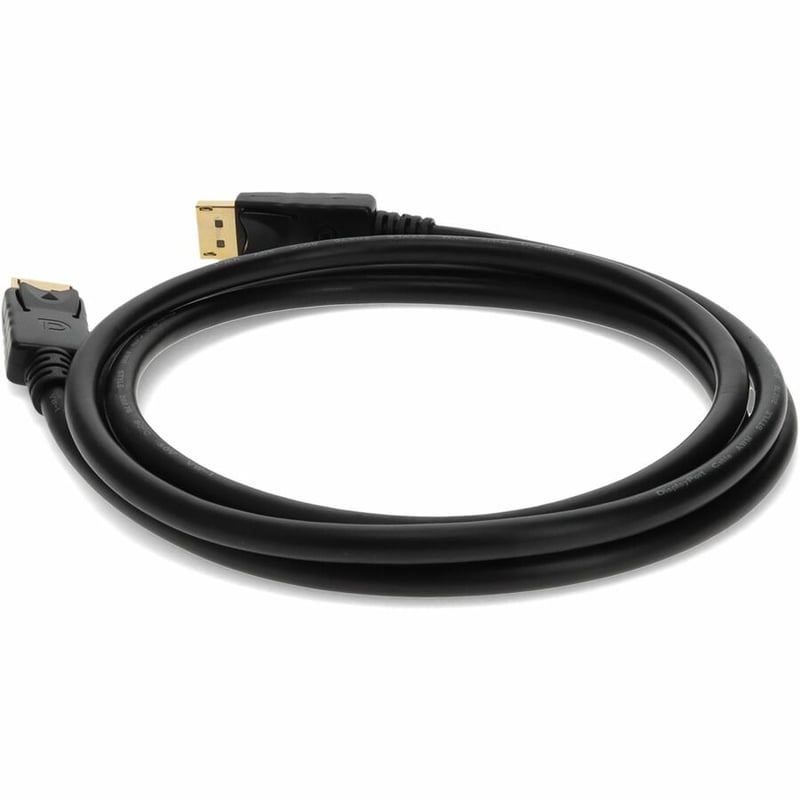 10ft DisplayPort 1.2 Male to DisplayPort 1.2 Male Black Cable For Resolution Up to 3840x2160 (4K UHD) - Thumbnail 3