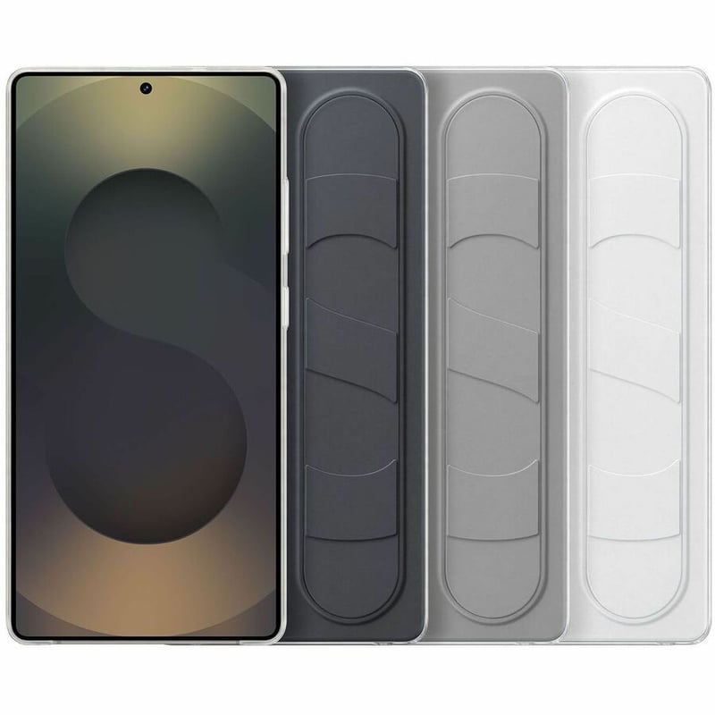 Samsung Galaxy S25 Ultra Standing Grip Case, Gray - Thumbnail 3