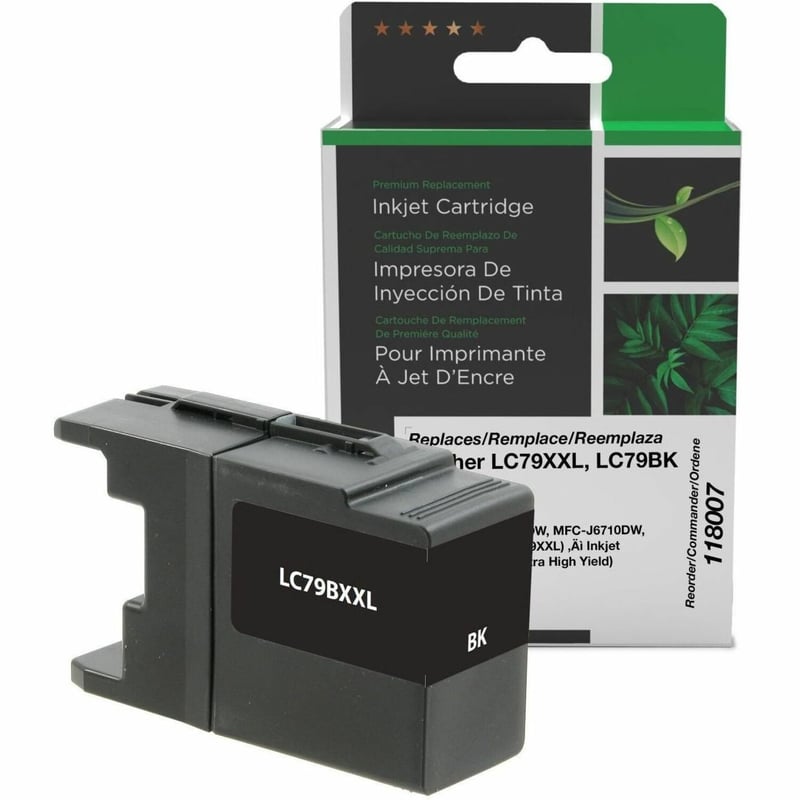 Clover Imaging Remanufactured Extra High Yield Black Ink Cartridge for Brother LC79XXL - Thumbnail 1