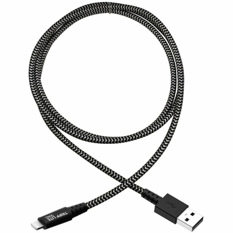 Eaton Tripp Lite Series Heavy-Duty USB-A to Lightning Sync/Charge Cable, MFi Certified - M/M, USB 2.0, 10 ft. (3.05 m) - Thumbnail 2