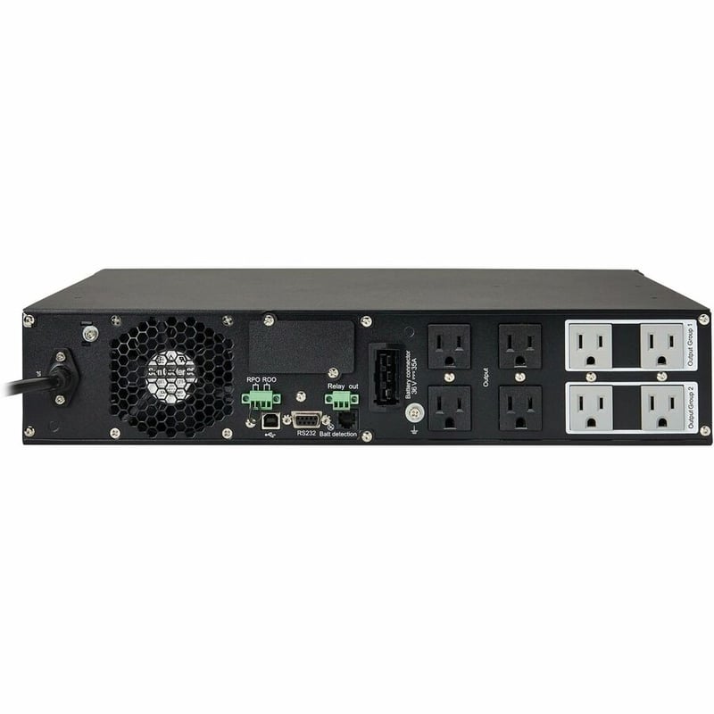 Eaton Tripp Lite Series SmartOnline 1000VA 900W 120V Double-Conversion Sine Wave UPS - 8 Outlets, Extended Run, Network Card Option, LCD, USB, DB9, 2U Rack/Tower Battery Backup - Thumbnail 5