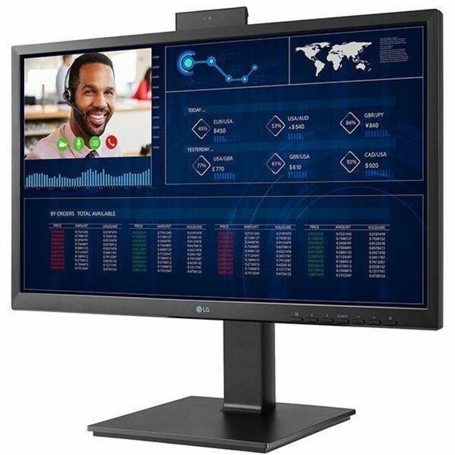 LG 24CQ651W-BP All-in-One Thin Client - Intel Pentium N6005 Quad-core (4 Core) 2 GHz - Black