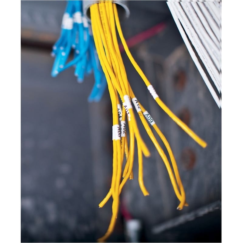 RHINO 3/4IN X 11.5FT, YELLOW FLEXIBLE NYLON LABELS - Thumbnail 4