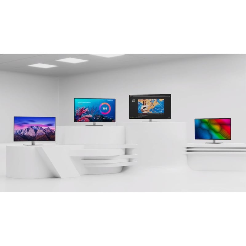 Dell UltraSharp U2722D 27" Class LCD Monitor - 16:9 - Black, Silver - Thumbnail 2