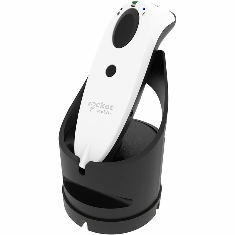 Socket Mobile SocketScan S720, Linear Barcode Plus QR Code Reader, White & Black Dock - Thumbnail 3