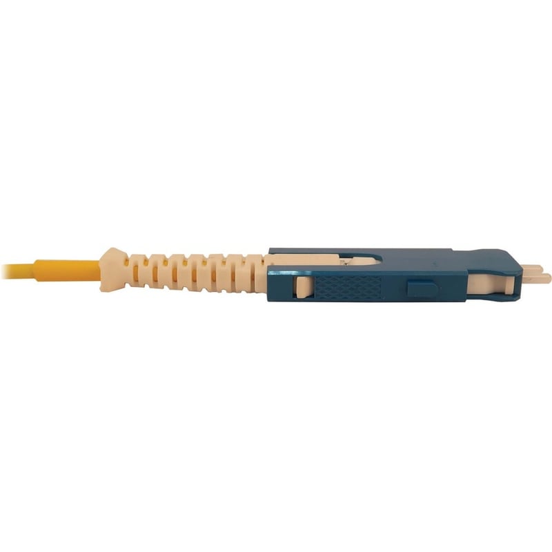 Eaton Tripp Lite Series 40/100/400G Singlemode 9/125 OS2 Breakout Fiber Optic Cable (12F MTP/MPO-APC to 4x Duplex SN-UPC F/M), LSZH, Yellow, 2 m (6.6 ft.) - Thumbnail 3