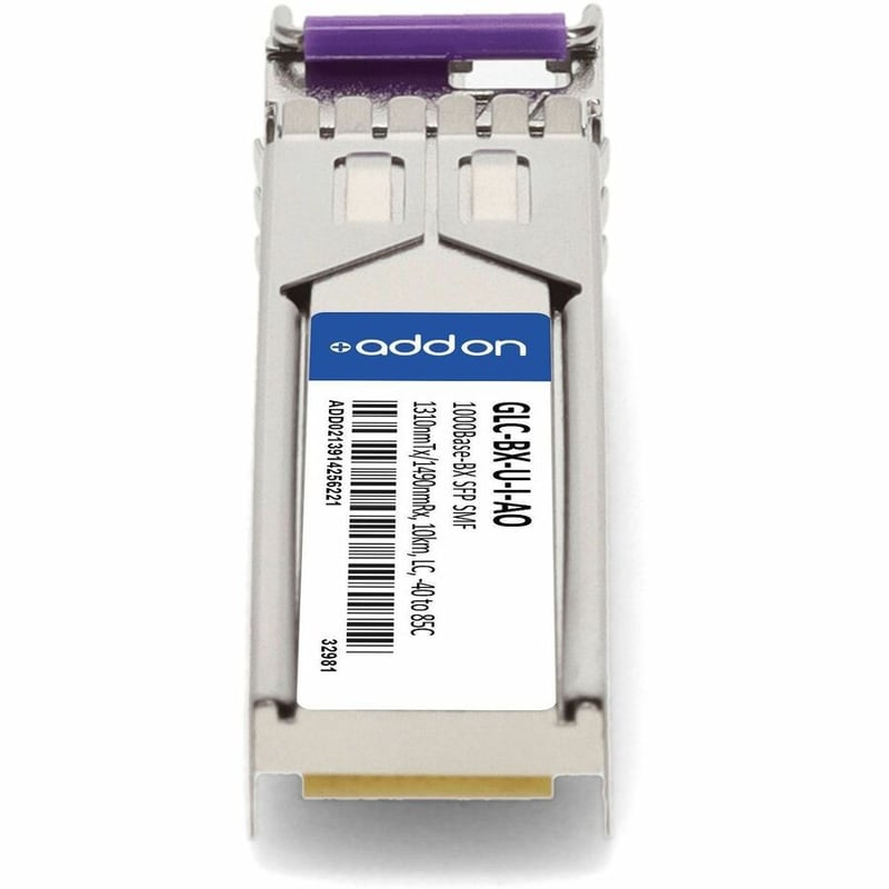 CISCO GLC-BX-U-I COMP SFP XCVR TAA 1G-BX 1310/1490NM 10KM -40-85C - Thumbnail 4