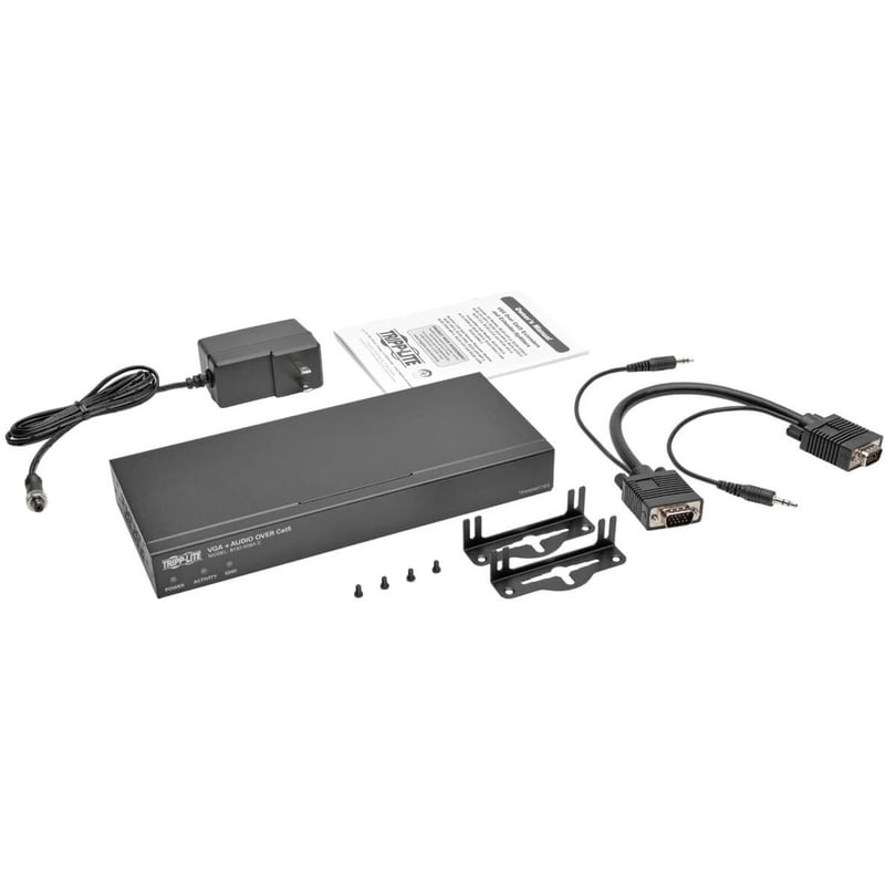Eaton Tripp Lite Series 8-Port VGA over Cat5/6 Splitter/Extender, Box-Style Transmitter for Video/Audio, Up to 1000 ft. (305 m), TAA - Thumbnail 4