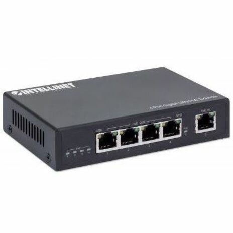 INTELLINET INDOOR 4-PORT GIGABIT ULTRA POE EXTENDER, EXTENDS RANGE BEYOND THE 32 - Thumbnail 2