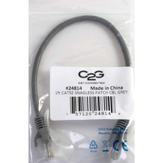 PATCH CABLE - UNSHIELDED TWISTED PAIR (UTP) - MALE LEFT GENDER - MALE RIGHT GEND - Thumbnail 5
