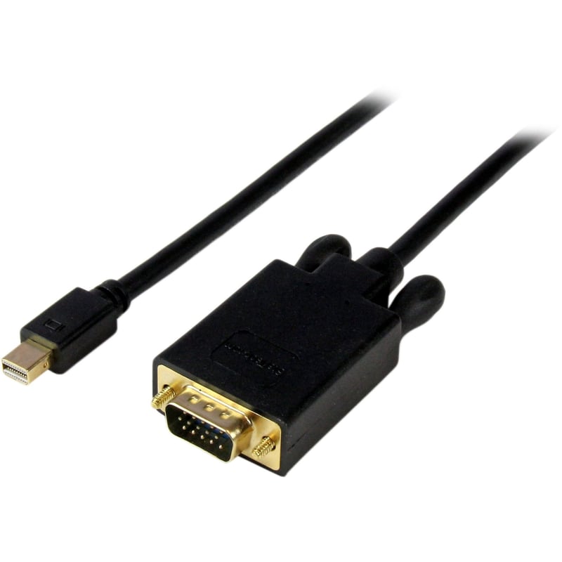StarTech.com 3ft Mini DisplayPort to VGA Cable, Active Mini DP to VGA Adapter Cable, 1080p, mDP 1.2 to VGA Monitor/Display Converter Cable - Thumbnail 1