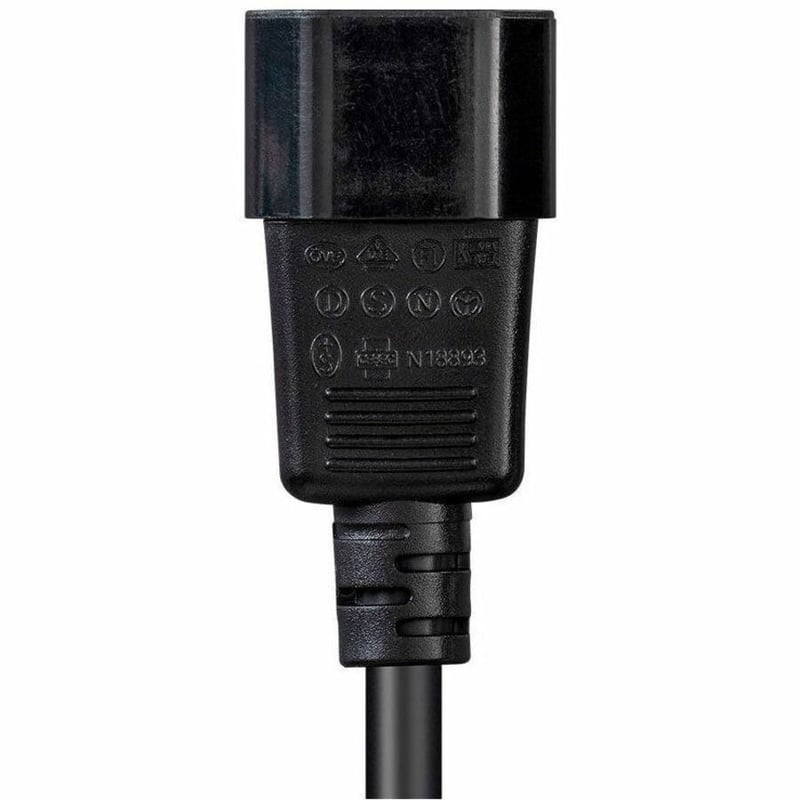MONOPRICE POWER CORD - IEC 60320 C14 TO IEC 60320 C19 14AWG 15A/1875W SJT 100-25 - Thumbnail 5