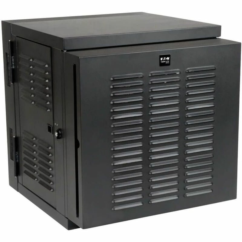 Tripp Lite by Eaton SmartRack 12U Switch-Depth Wall-Mount Small Rack Enclosure for Harsh Environments Hinged Back - Thumbnail 1