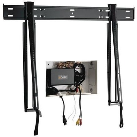 Chief Thinstall Large Fixed Wall Mount - For Displays 42-86" - Black - Thumbnail 4