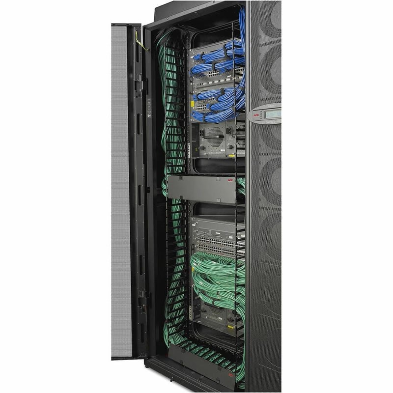 APC by Schneider Electric Vertical Cable Manager for NetShelter SX Networking Enclosures (Qty 4) - Thumbnail 3