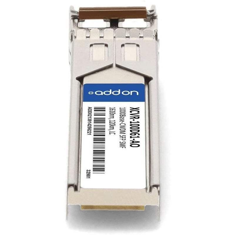 AddOn Ciena® XCVR-100D61 Compatible TAA 1000Base-CWDM SFP Transceiver (SMF, 1610nm, 120km, LC, DOM) - Thumbnail 4