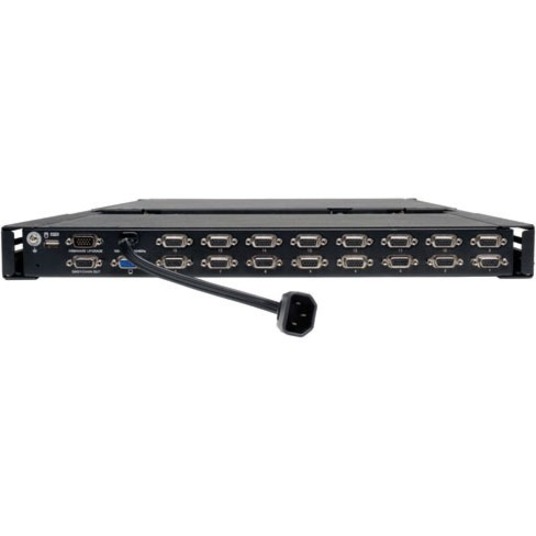 Tripp Lite by Eaton NetController 16-Port 1U Rack-Mount Console KVM Switch with 19-in. LCD - Thumbnail 4