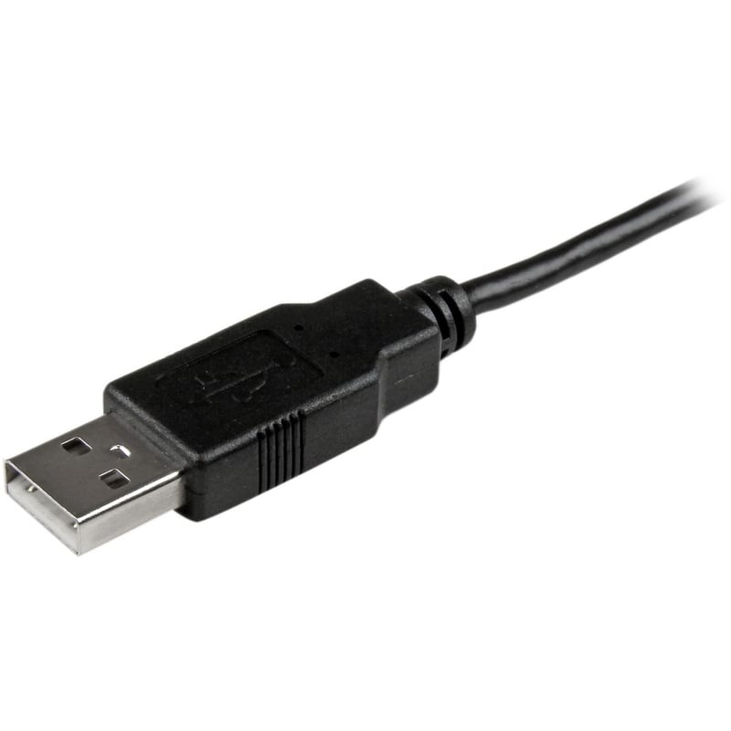 StarTech.com 1 ft Mobile Charge Sync USB to Slim Micro USB Cable for Smartphones and Tablets - A to Micro B M/M - Thumbnail 2